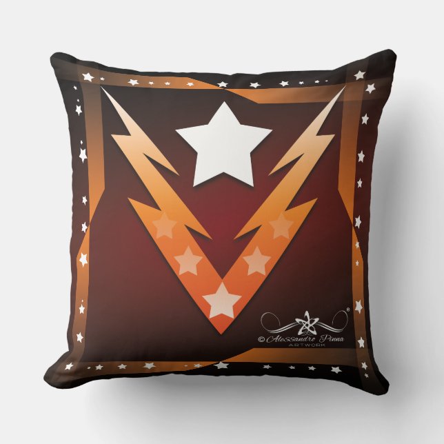 Thundering Stars Cushion (Front)