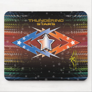 Thundering Stars Mouse Pad