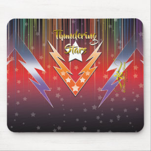Thundering Stars Mouse Pad