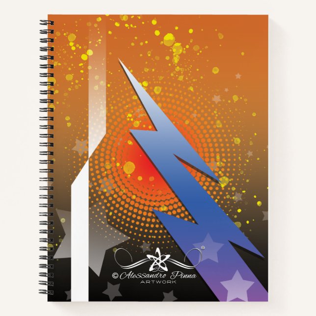 Thundering Stars Notebook (Front)