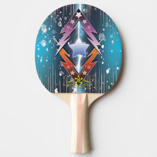 Thundering Stars Ping Pong Paddle