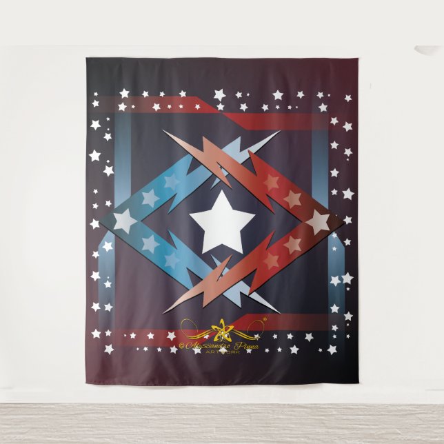 Thundering Stars Tapestry (Front)