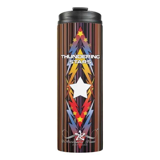 Thundering Stars Thermal Tumbler (Front)