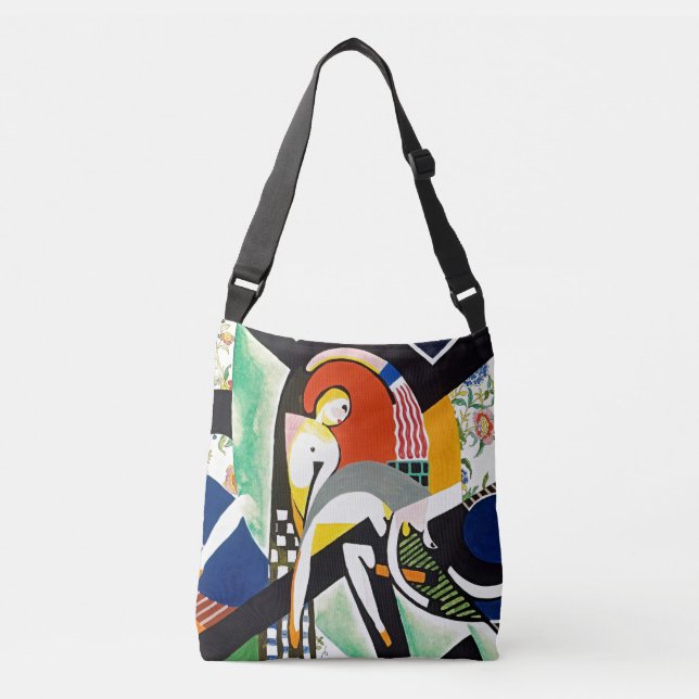 Thundershower Modernist Crossbody Bag (Front)