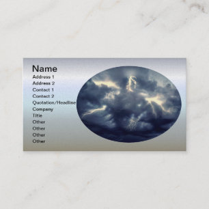 Thunderstorm Lightning Business Card