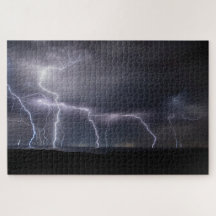 Thunderstorm Lightning Strike Night, 1014 pieces