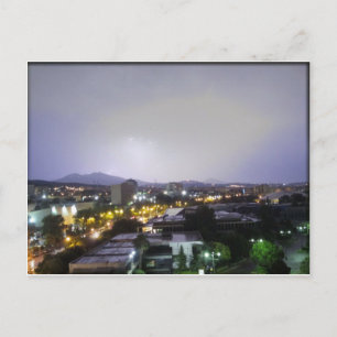 Thunderstorm over Thessaloniki, Greece Postcard