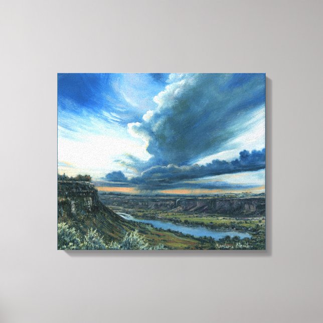 “Thunderstorm” Stretched Canvass Canvas Print (Front)