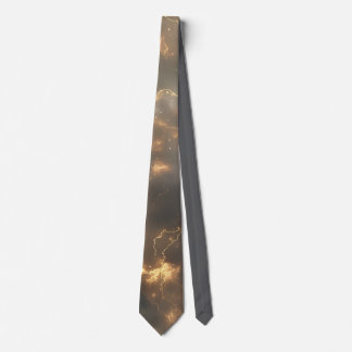Thunderstorm Tie/tie with lightning Tie
