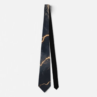 Thunderstorm Tie/tie with lightning Tie