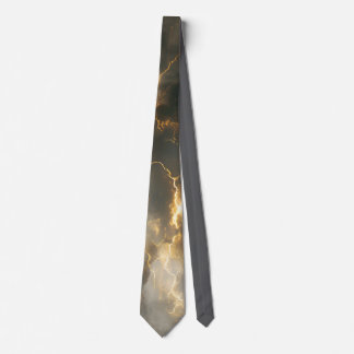 Thunderstorm Tie/tie with lightning Tie