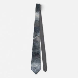 Thunderstorm Tie/tie with lightning Tie