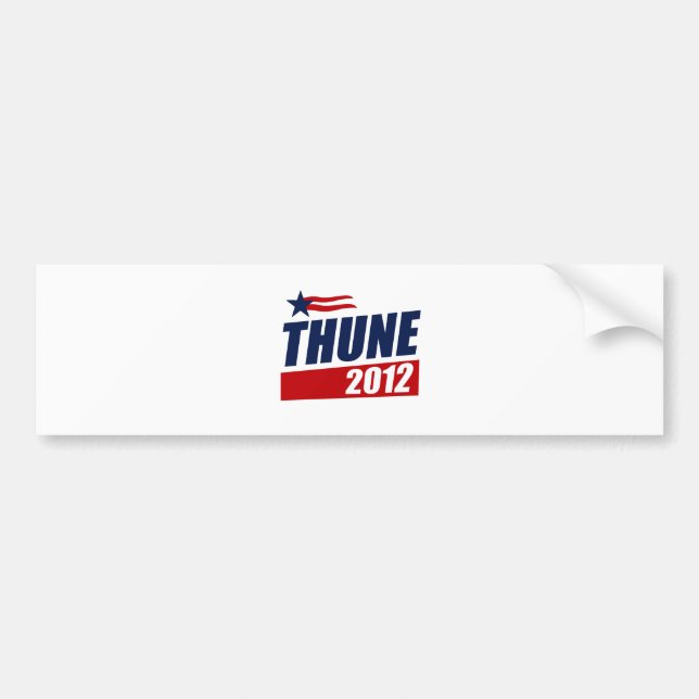 THUNE 2012 BUMPER STICKER (Front)