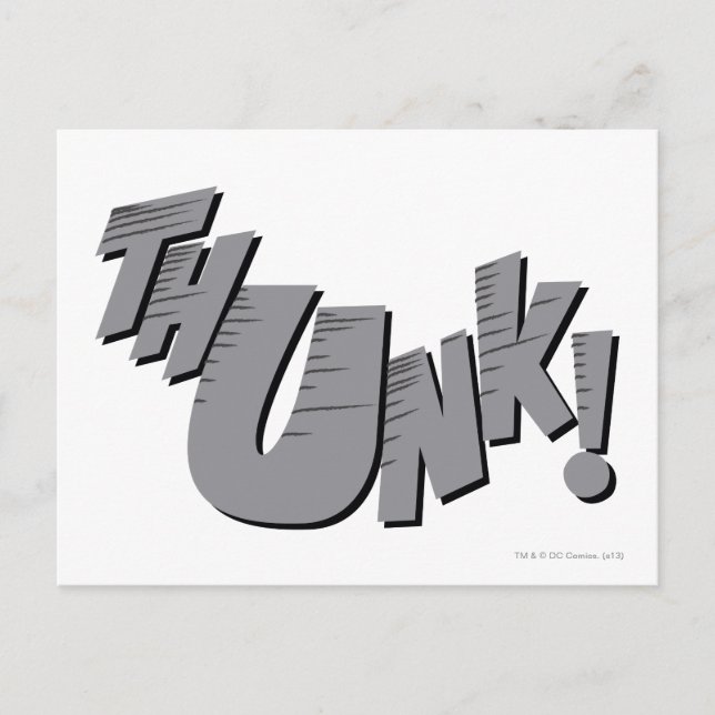 THUNK! POSTCARD (Front)