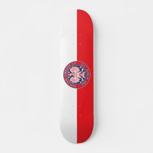 Thurber Texas Polish American Eagle Skateboard