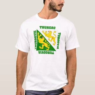 Thurgau Switzerland Canton Flag T-Shirt