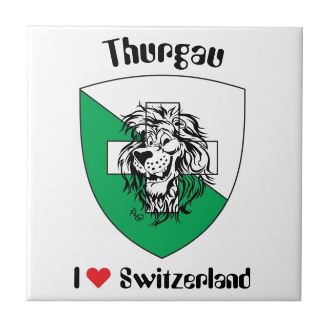 Thurgau Switzerland Fliese Tile (Front)