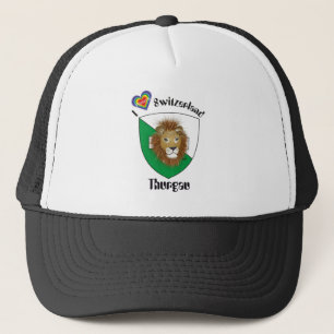 Thurgau Switzerland Suisse Svizzera Switzerland Sw Trucker Hat