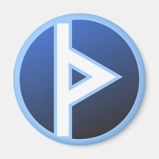 Thurisaz Thurs Thorn Rune Magnet (Front)