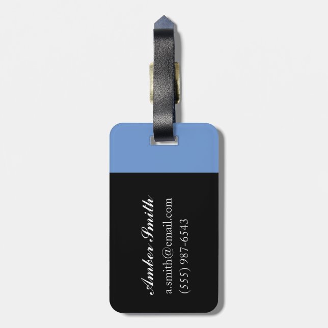 Thurlestone Beach Luggage Tag (Back Vertical)