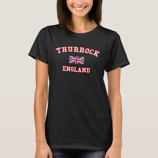 THURROCK British Flag Badge T-Shirt (Front)