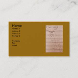 THURS 1030 BUSINESS CARD