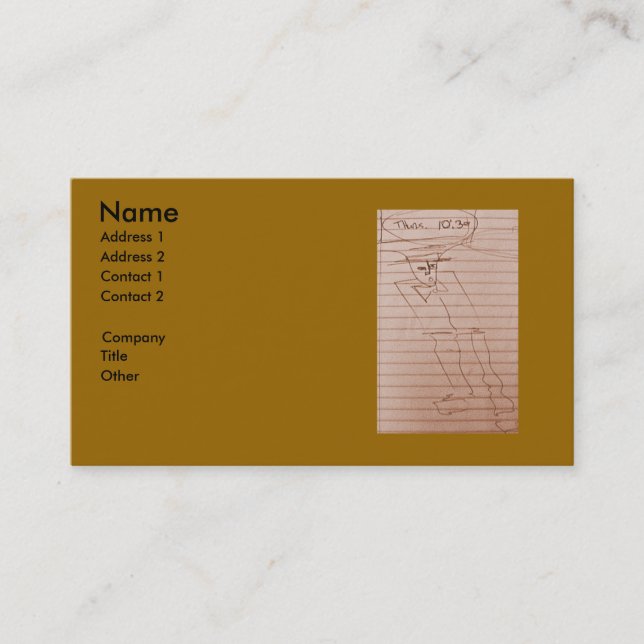 THURS 1030 BUSINESS CARD (Front)