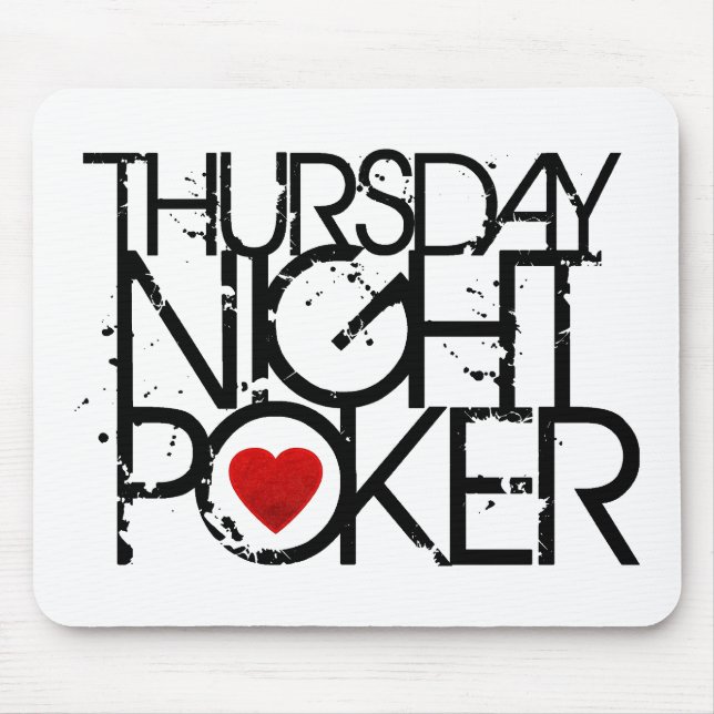 Thursday Night Poker Mouse Pad (Front)