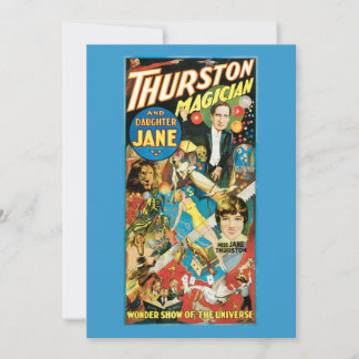 Thurston & Daughter Jane Magician Advertising