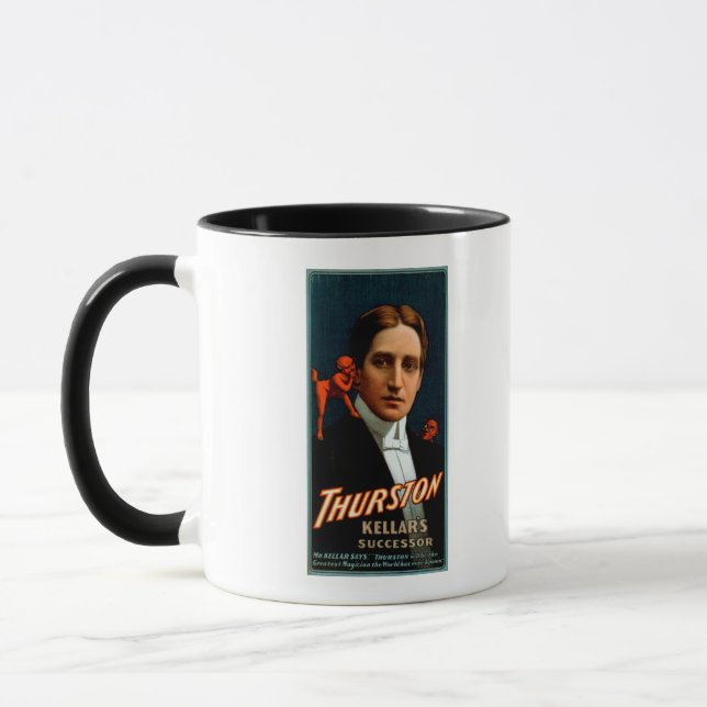 Thurston, Devil telling him secrets Magic Mug (Left)