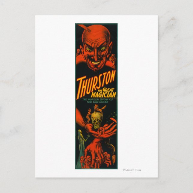 Thurston "Great Magician Show of the Universe" Postcard (Front)