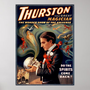 Thurston Great Magician Vintage Poster