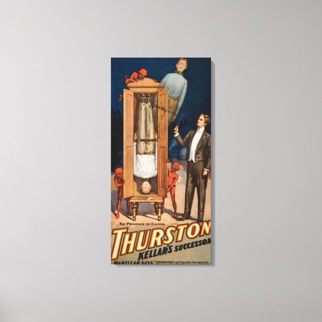 Thurston Kellar's Successor Magic Poster Canvas Print (Front)