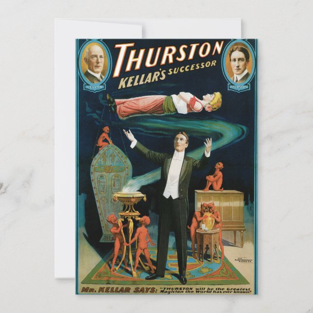 Thurston, Kellers Successor vintage Magician (Front)