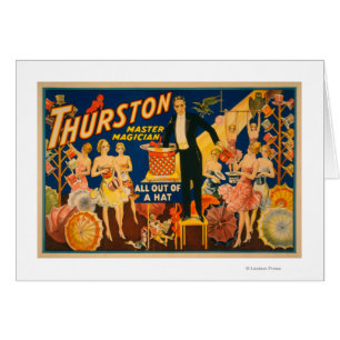 Thurston, Master Magician "Out of a Hat" Magic