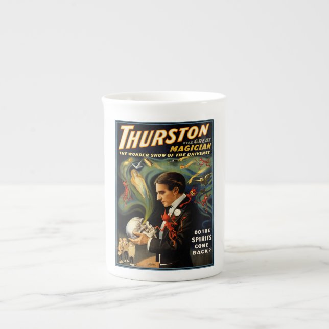 Thurston the Great Magician Bone China Mug (Front)