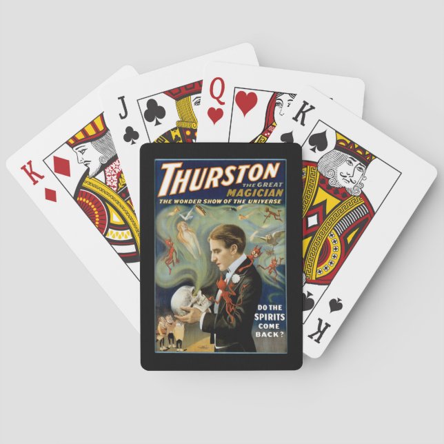 Thurston ~ The Great Magician Playing Cards (Back)
