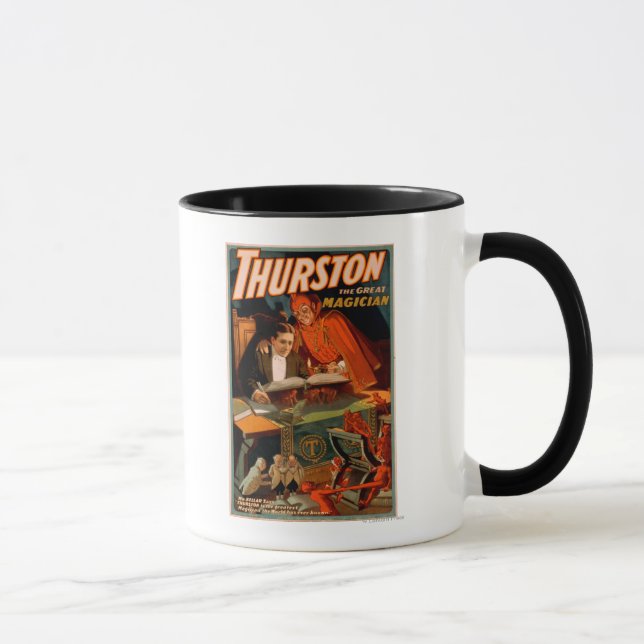 Thurston the Great Magician w/ Devil Magic Mug (Right)