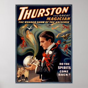 Thurston The Magician Canvas Print