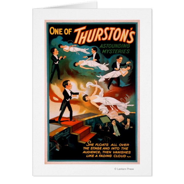 Thurston's Astounding Mysteries Magic Poster (Front)