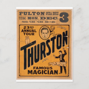 Thurston's Vintage Theatre Postcard
