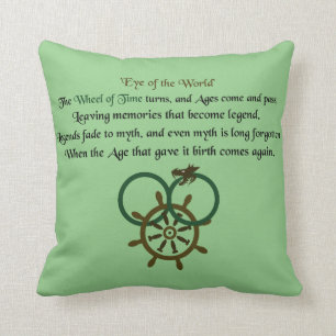Thus Spins the Wheel of Time Cushion