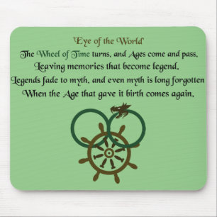 Thus Spins the Wheel of Time Mouse Pad
