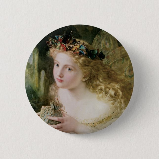 Thus Your Fairy is Made of Most Beautiful Things 6 Cm Round Badge (Front)