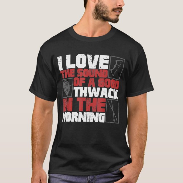 Thwack Bow And Arrow Quote T-Shirt (Front)