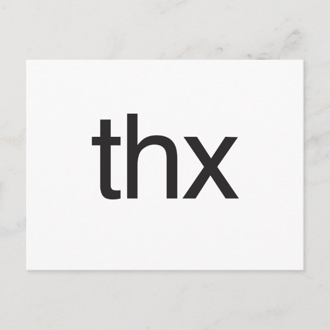 thx postcard (Front)