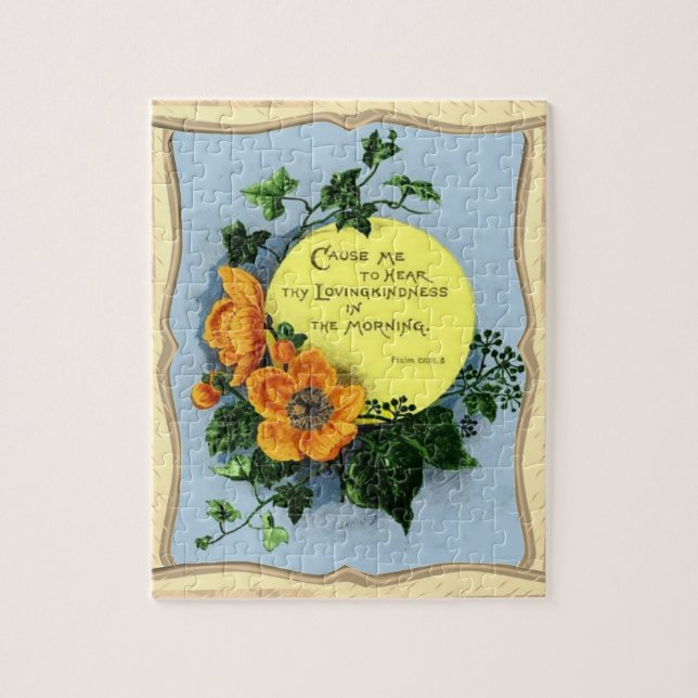 Thy Loving Kindness In The Morning Jigsaw Puzzle (Vertical)