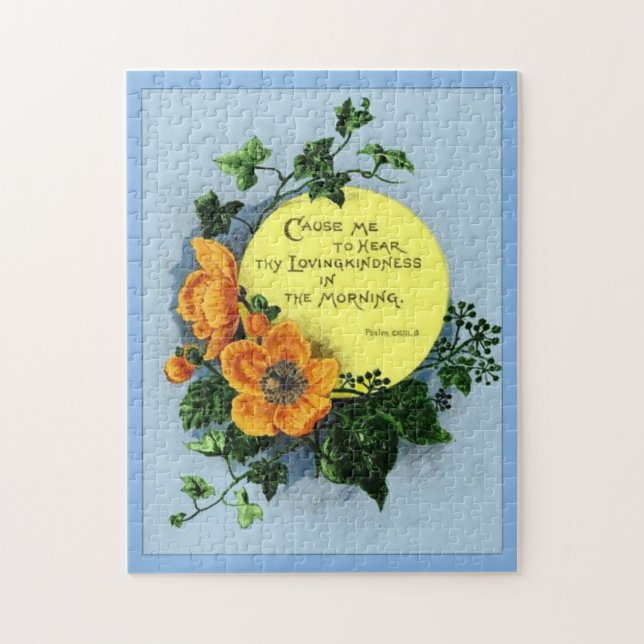 Thy Loving Kindness In The Morning Jigsaw Puzzle (Vertical)