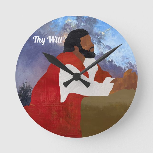 Thy Will Wall Clock (Front)