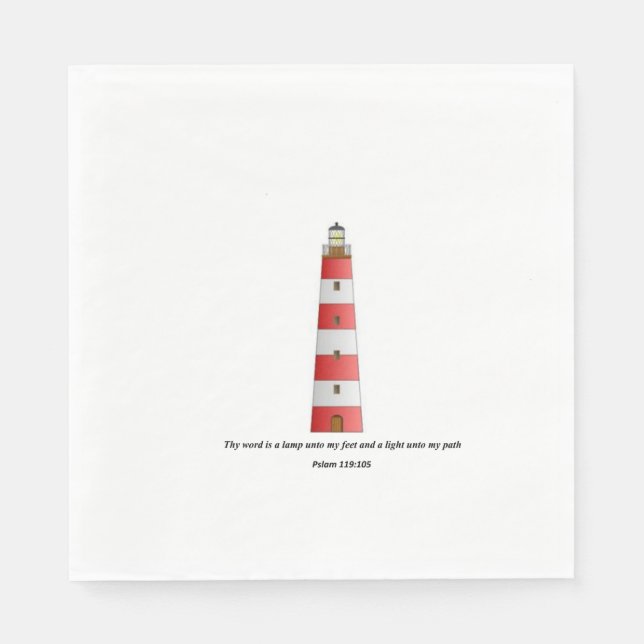 Thy word is a lamp napkin (Front)